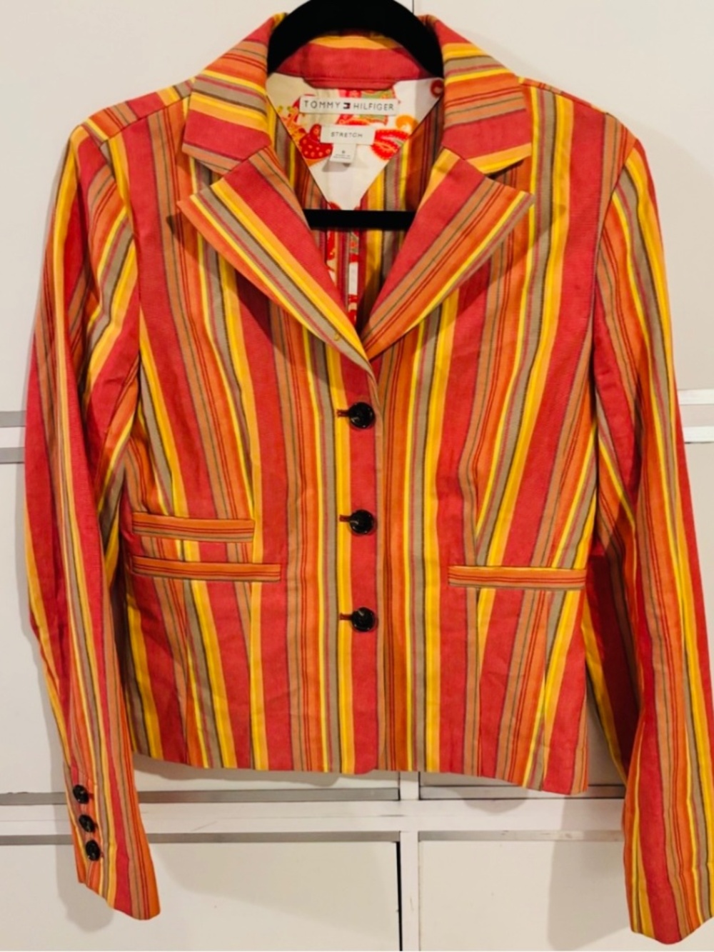 Tommy Hilfiger Women’s Stretch Jacket Button Down Sz 6